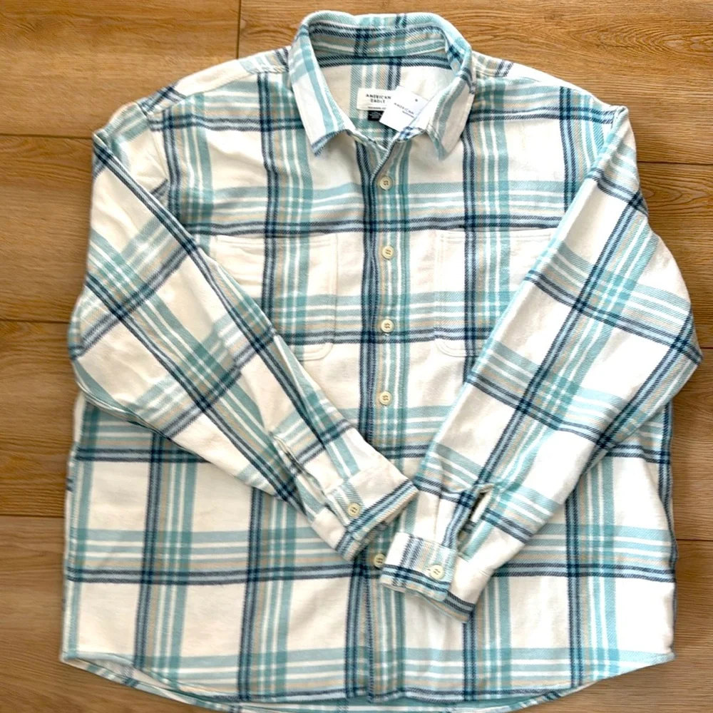 AMERICAN EAGLE XXL SOFT BUTTONDOWN - Picture 1 of 4